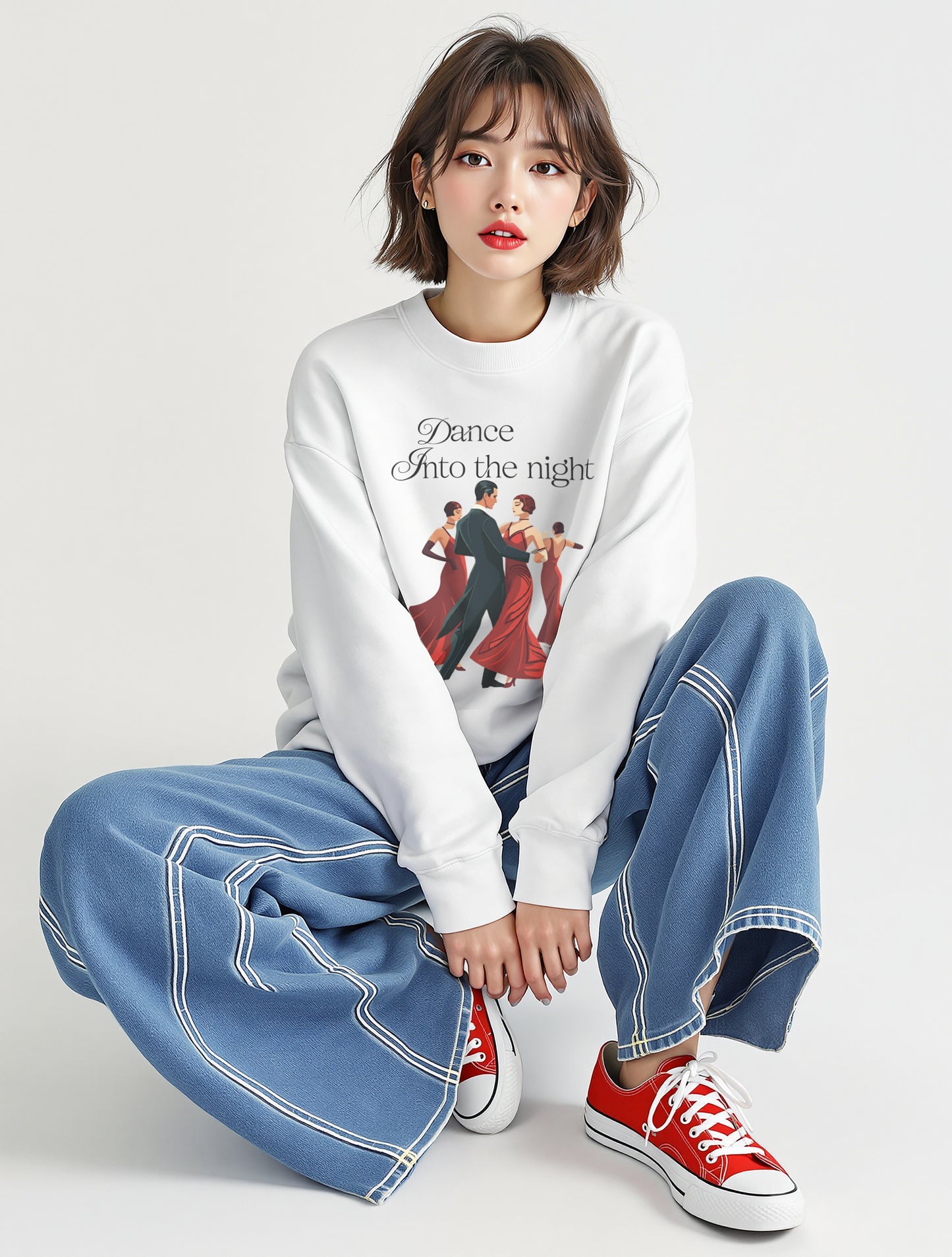 Dance into the night Unisex Sweatshirt - StyleMZ - Stylemz