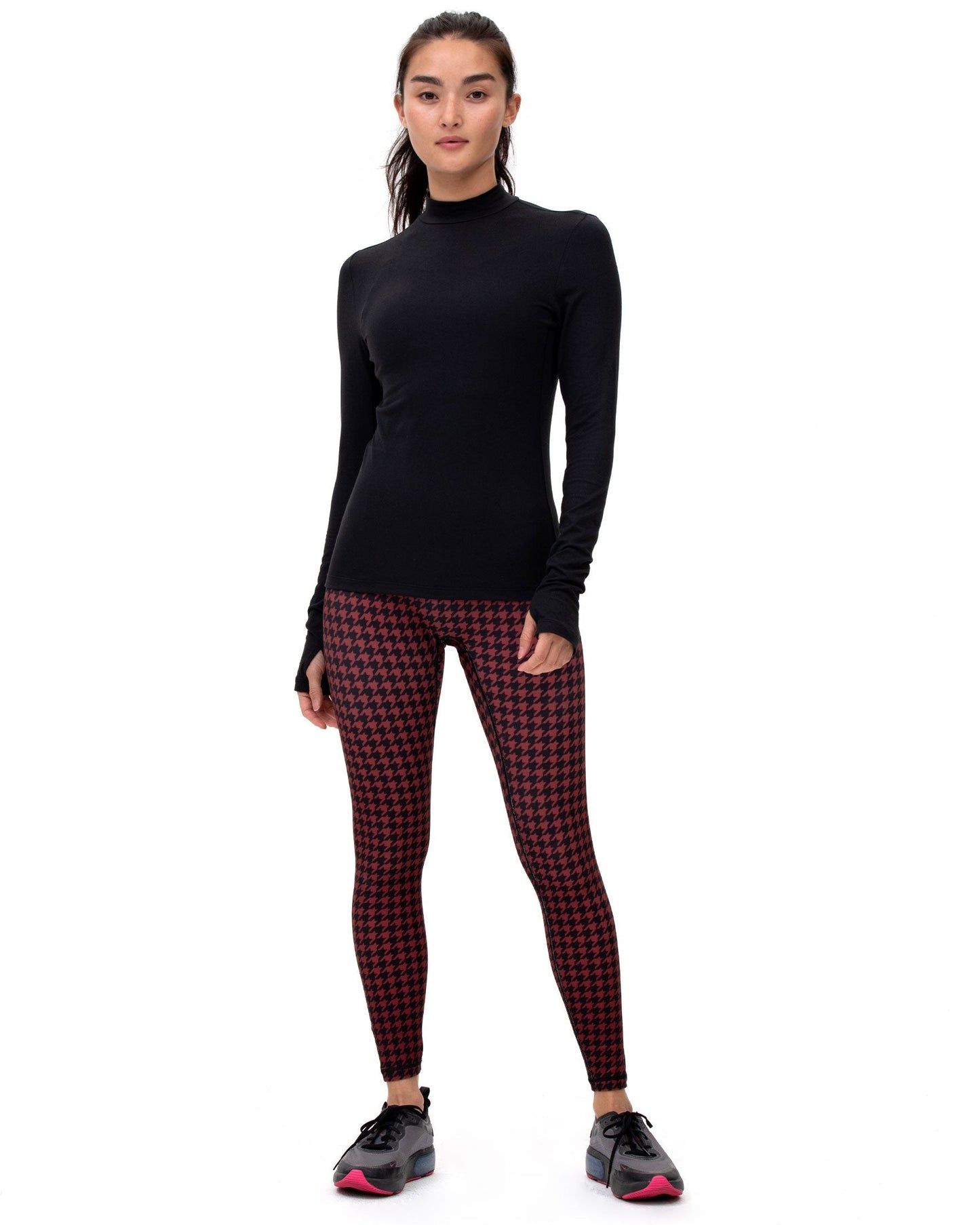 Hybrid Fleece Leggings High Waist 25" for All-Day Comfort