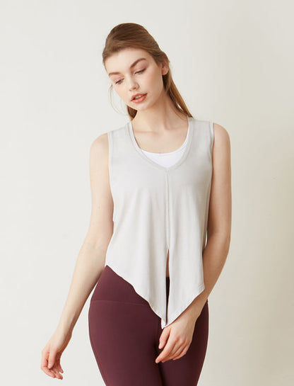 Knot Your Race V Neck Tie Tank for Ultimate Comfort