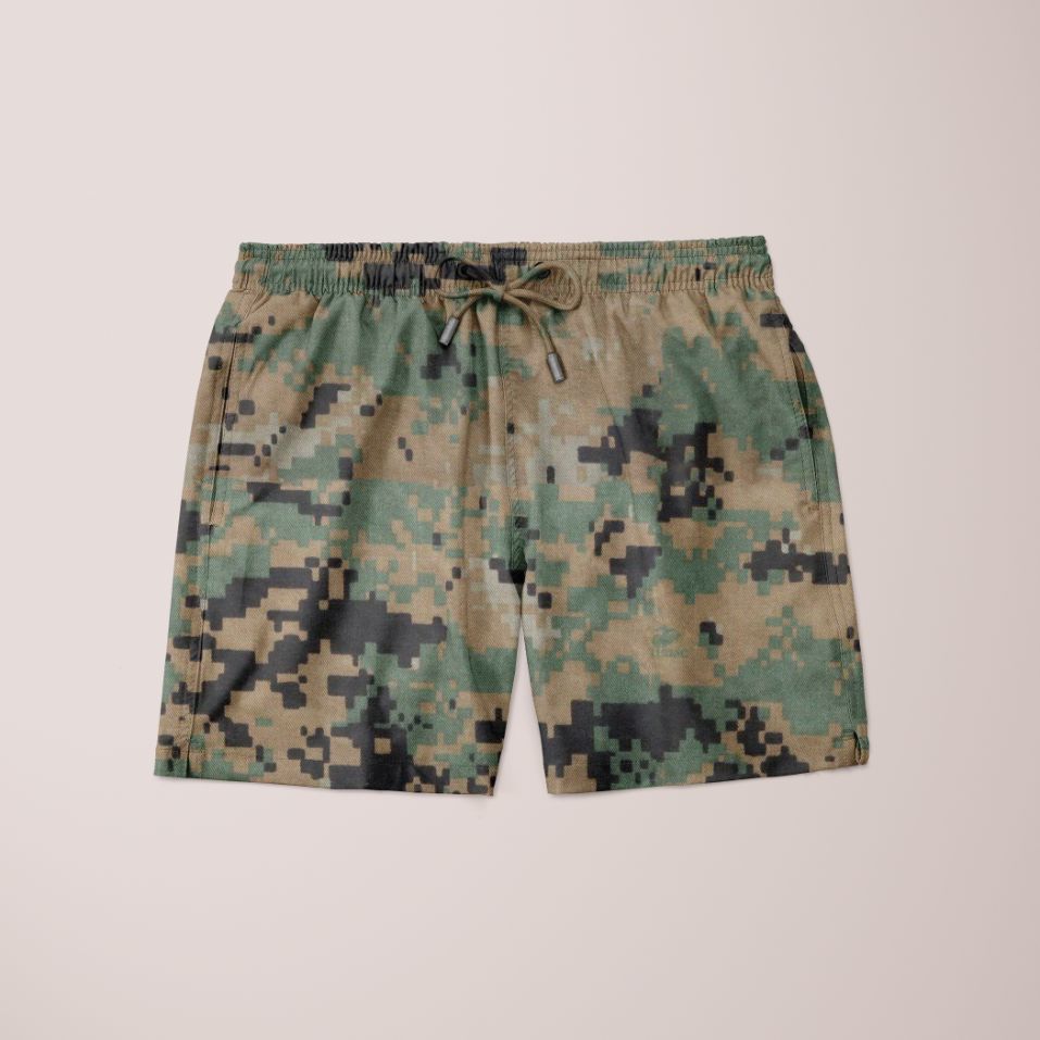 Army Uniform Camofludge Shorts for Stylish Comfort