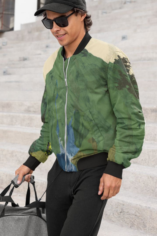 The Mountain While Feeling Bomber Jacket Soft & Stylish