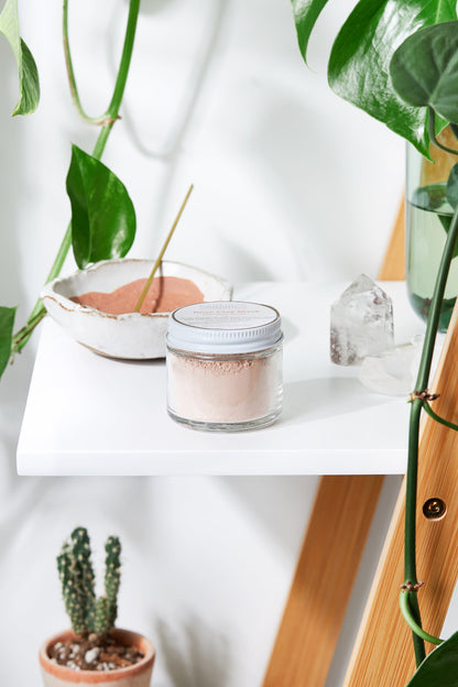 Rose Clay Face Mask for Glowing Skin and Detoxifying