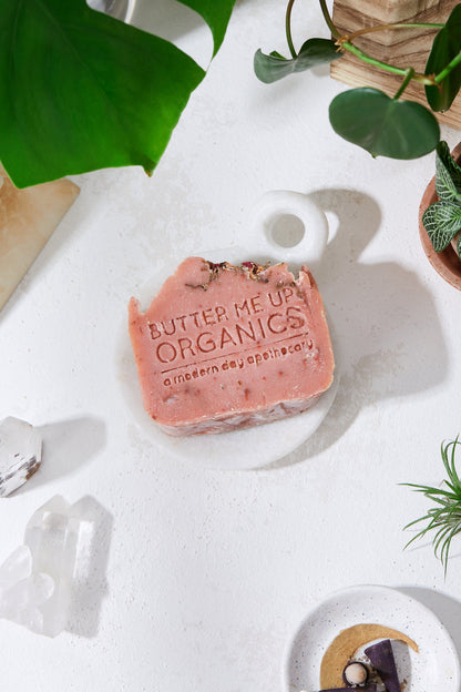 Rose Garden Organic Soap Vegan Palm Free Natural Bar