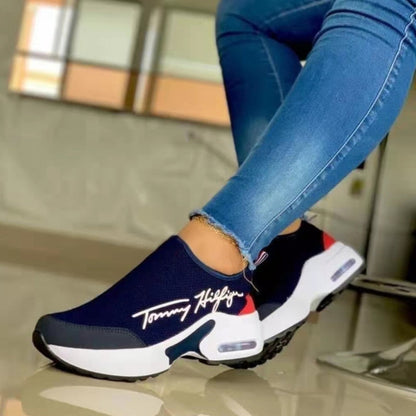 Flat Women Shoes Casual Breathable Wedges Sneakers