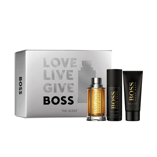 Men's Perfume Set Hugo Boss Boss The Scent 3 Pieces Gift