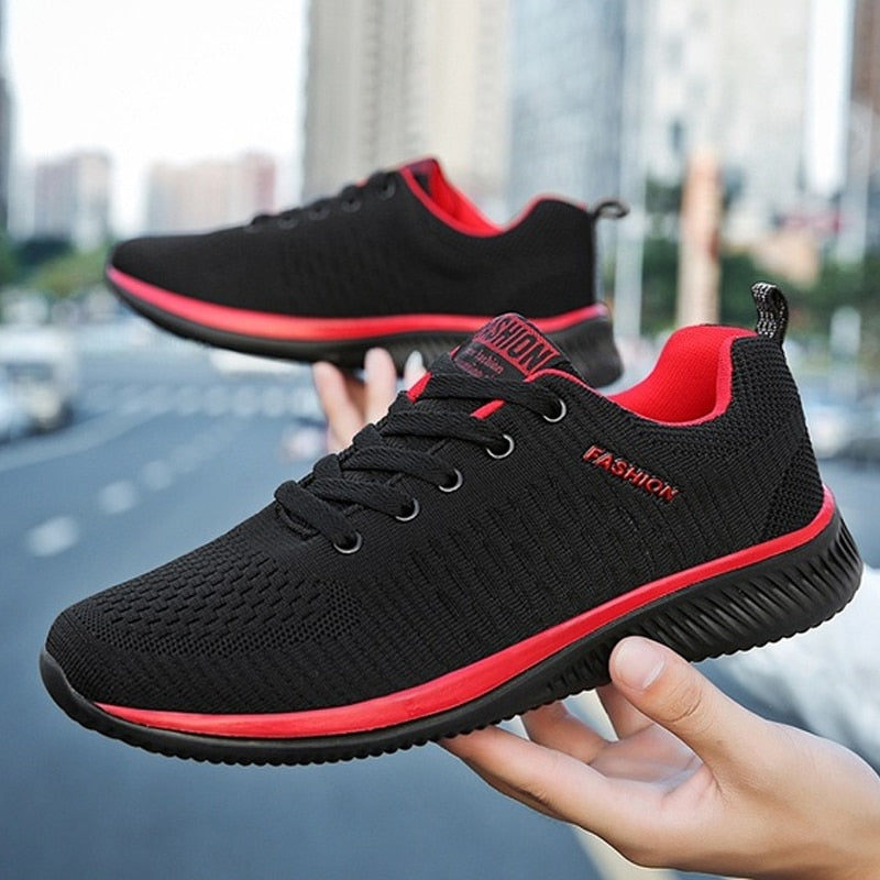 Men Lightweight Running Sneakers with Breathable Mesh Upper