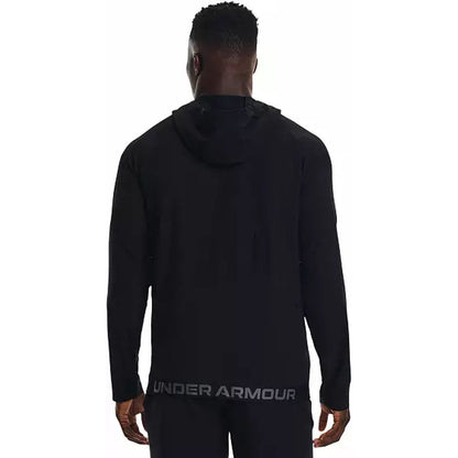 Men's Sports Jacket Under Armour Black with Hood