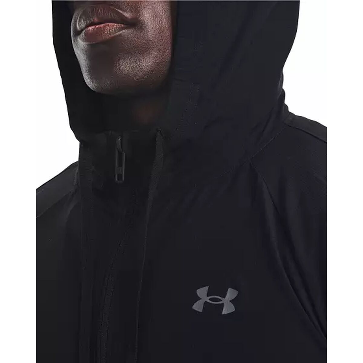 Men's Sports Jacket Under Armour Black with Hood