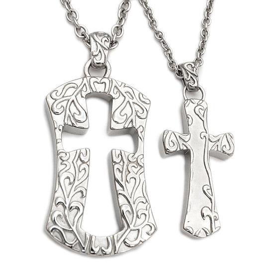 Couple Cross Necklaces - Stylemz