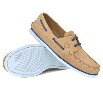 Men Boat Shoe Cofete - Premium Nubuck Leather Comfort