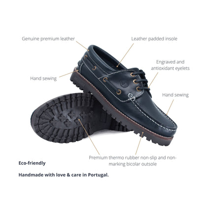 Men Boat Shoe Lubmin - Premium Comfort for Nautical Style