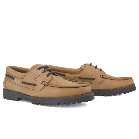 Men Boat Shoe Lamu - Premium Nubuck Leather Comfort