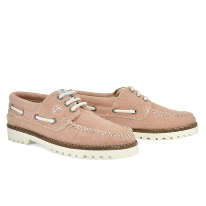 Women Hemp & Vegan Boat Shoe Pasjaca for Comfort & Style