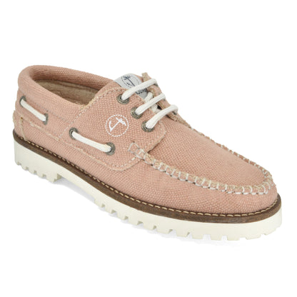 Women Hemp & Vegan Boat Shoe Pasjaca for Comfort & Style