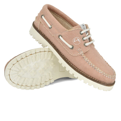 Women Hemp & Vegan Boat Shoe Pasjaca for Comfort & Style