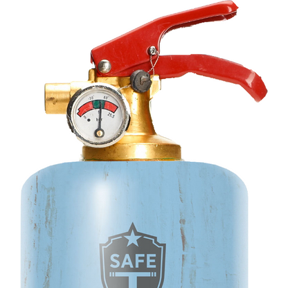 Blue Lobster Fire Extinguisher - Stylish & CE Certified