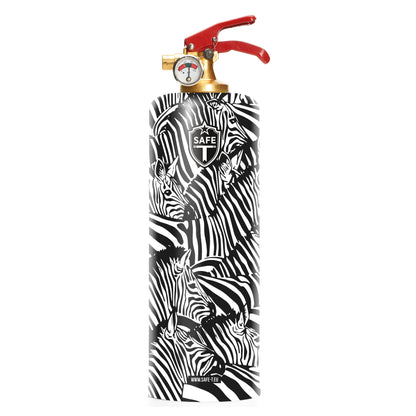 Zebra Design Fire Extinguisher with Stylish Aesthetic