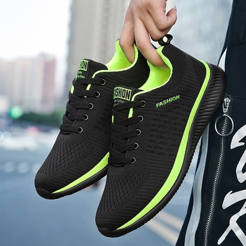 Men Lightweight Running Sneakers with Breathable Mesh Upper