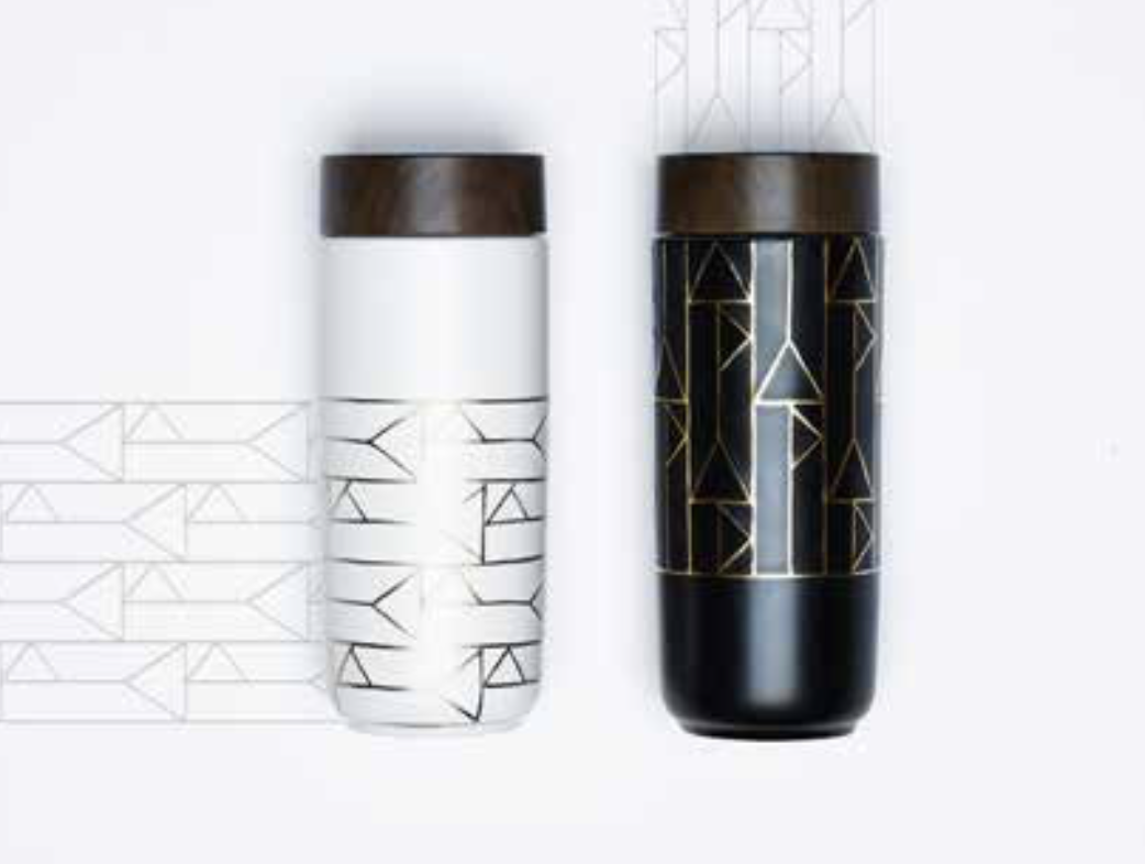 The Alchemical Signs Gold Ceramic Travel Mug - Stylemz