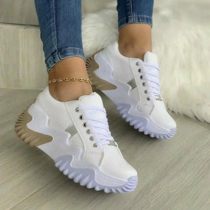 Thick Bottom Canvas Casual Shoes Summer Women's Sneakers