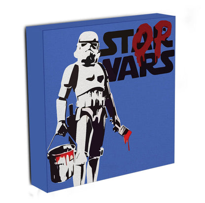 Banksy Stop Wars Star Wars Canvas Print or Poster Decor