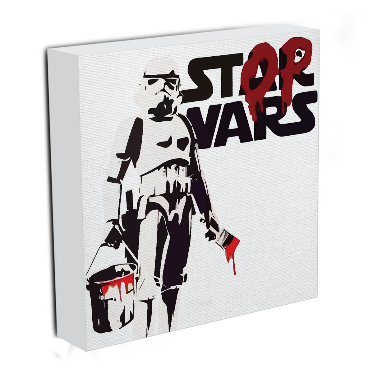 Banksy Stop Wars Star Wars Canvas Print or Poster Decor