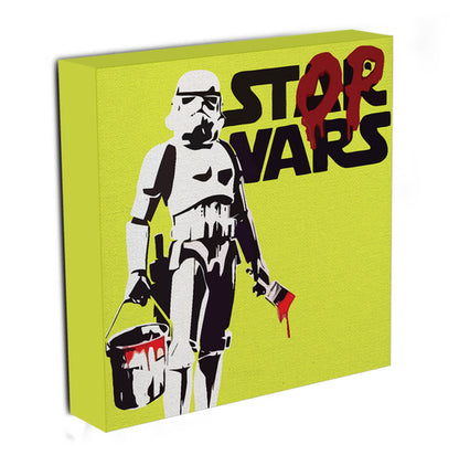 Banksy Stop Wars Star Wars Canvas Print or Poster Decor