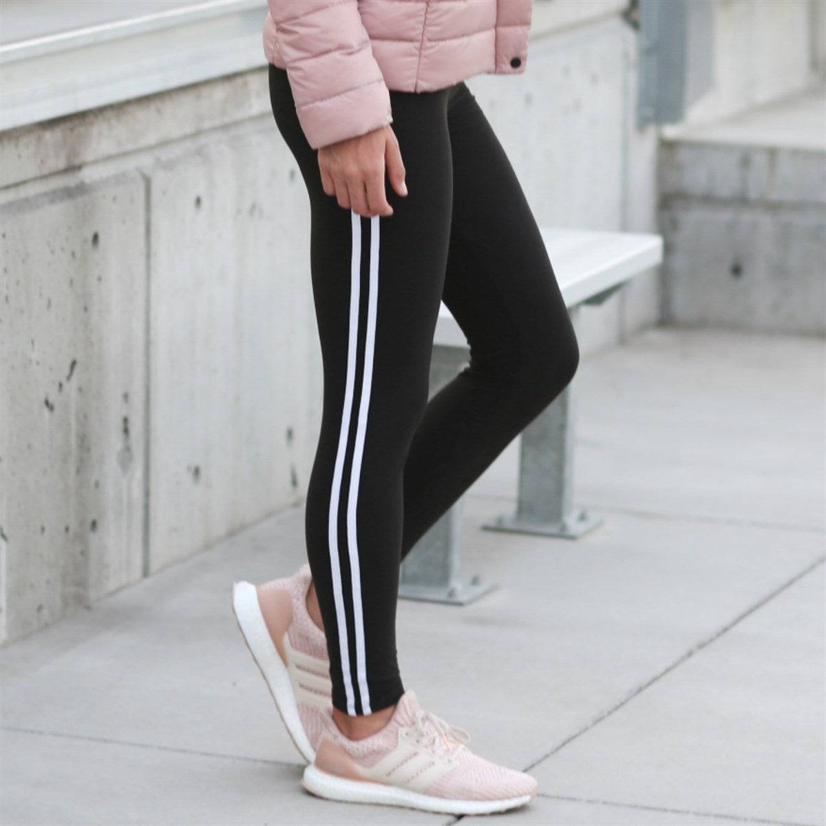 Athleisure Soft Stripe Leggings (New Mix) - Stylemz