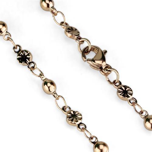 TK2432R - IP Rose Gold Stainless Steel Chain for Elegance