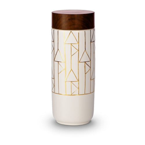 The Alchemical Signs Gold Ceramic Travel Mug - Stylemz