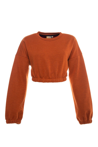 Fresh Crop Top Sweatshirt for Stylish Comfort and Versatility