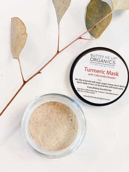 Organic Turmeric Mask for Detox and Skin Renewal