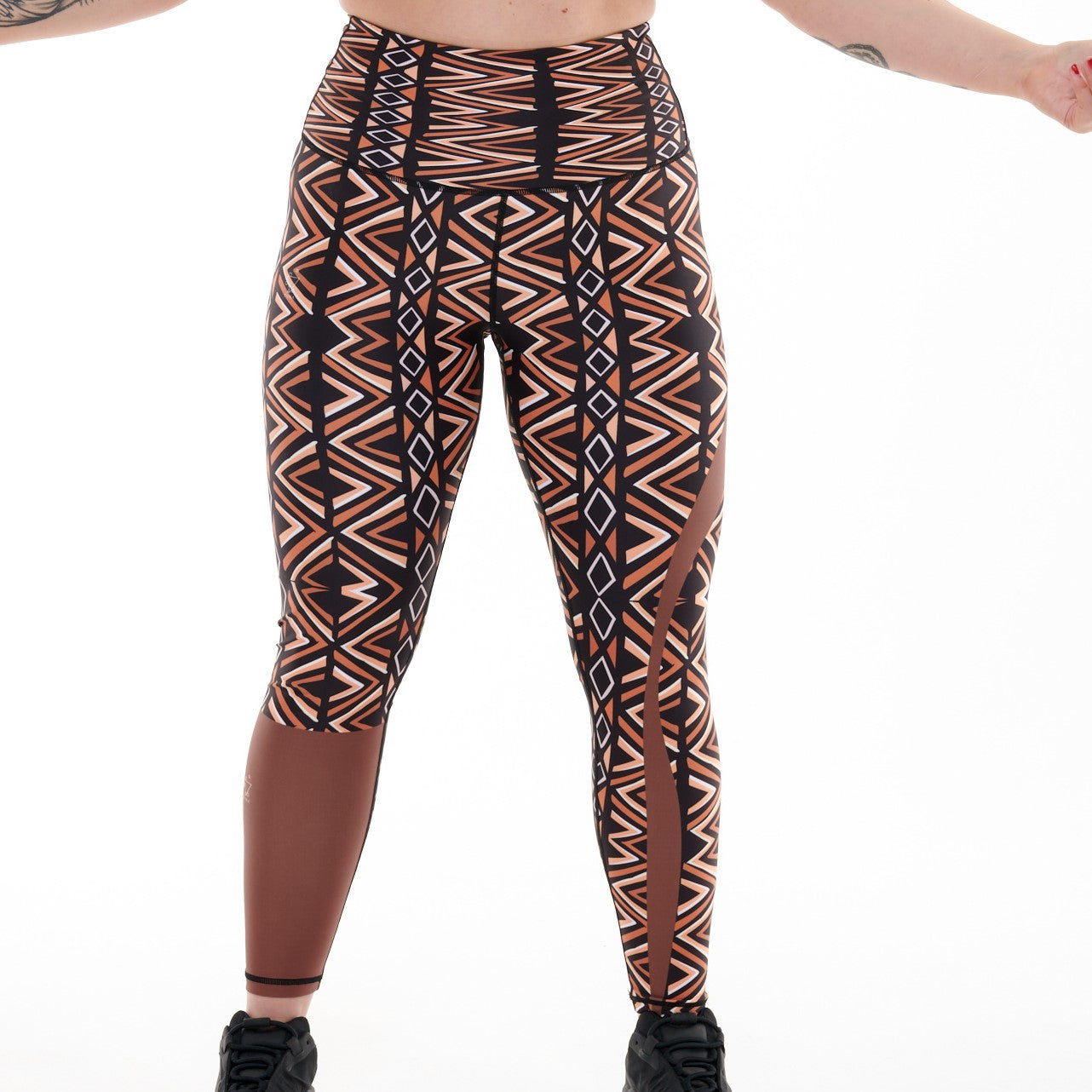 Ibeekay Vibrant Leggings with Engineered Waistband