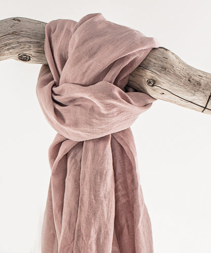 Vibrant Linen Scarves for All Seasons - Soft and Stylish