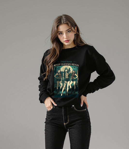 Korea -  KPOP Queens Reign Unisex Sweatshirt  - StyleMZ