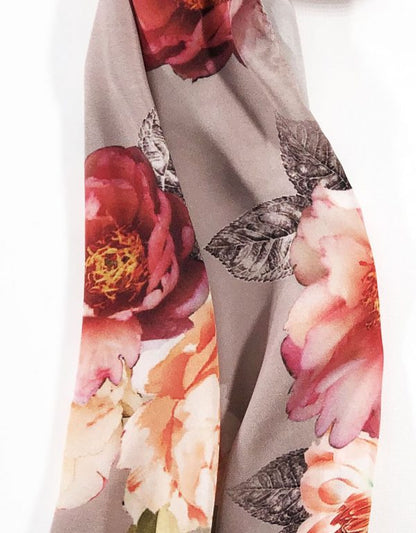 Digitally Printed Floral Scarf - Stylemz