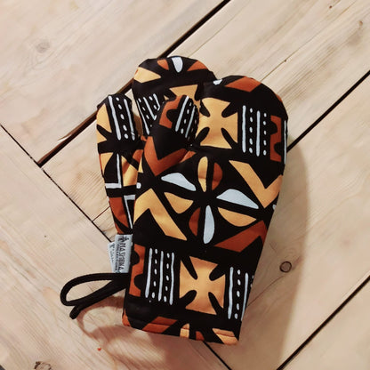 Handmade Apron and Oven Gloves Set | 100% African Print