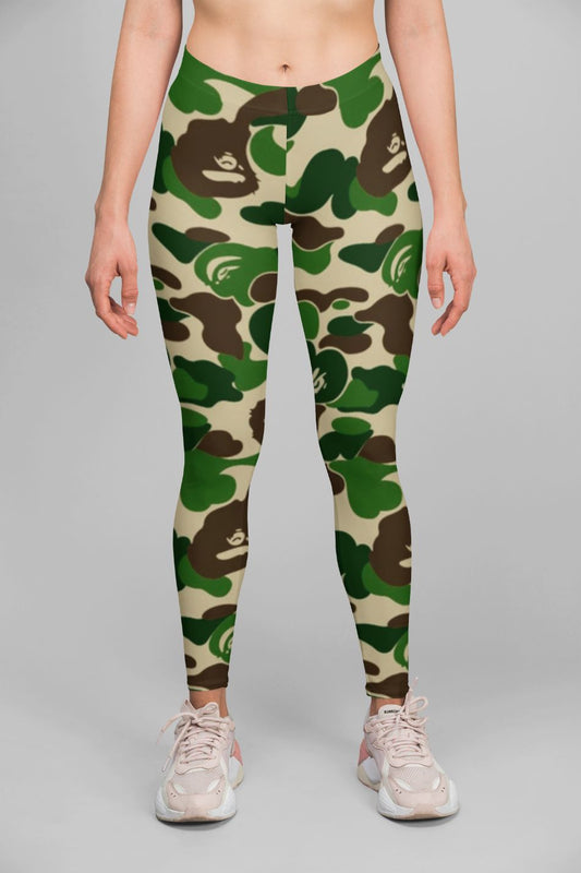 Army Camo Leggings for Comfortable Workout Performance