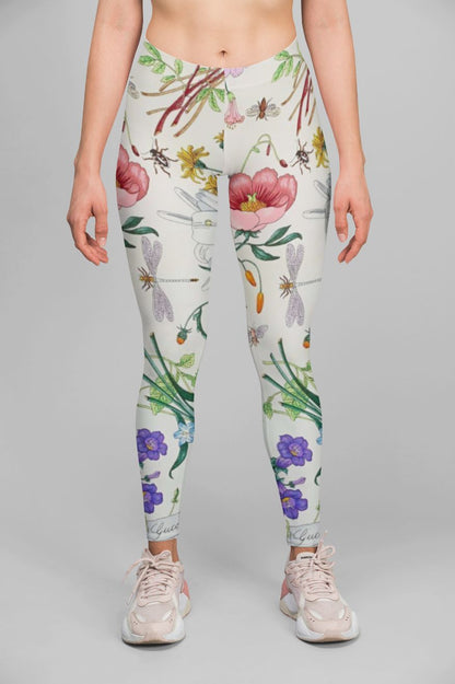 Awe Flower Leggings for Breathable Comfort and Style Wear