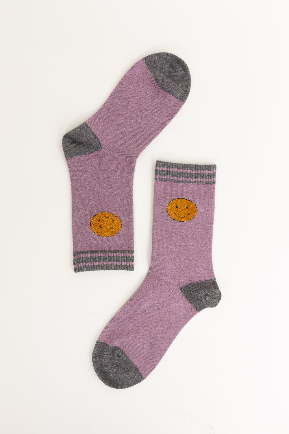 Threaded Smiles Crew Socks for All-Day Comfort and Style