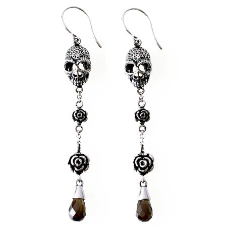 Skulls and Roses Earring - Stylemz