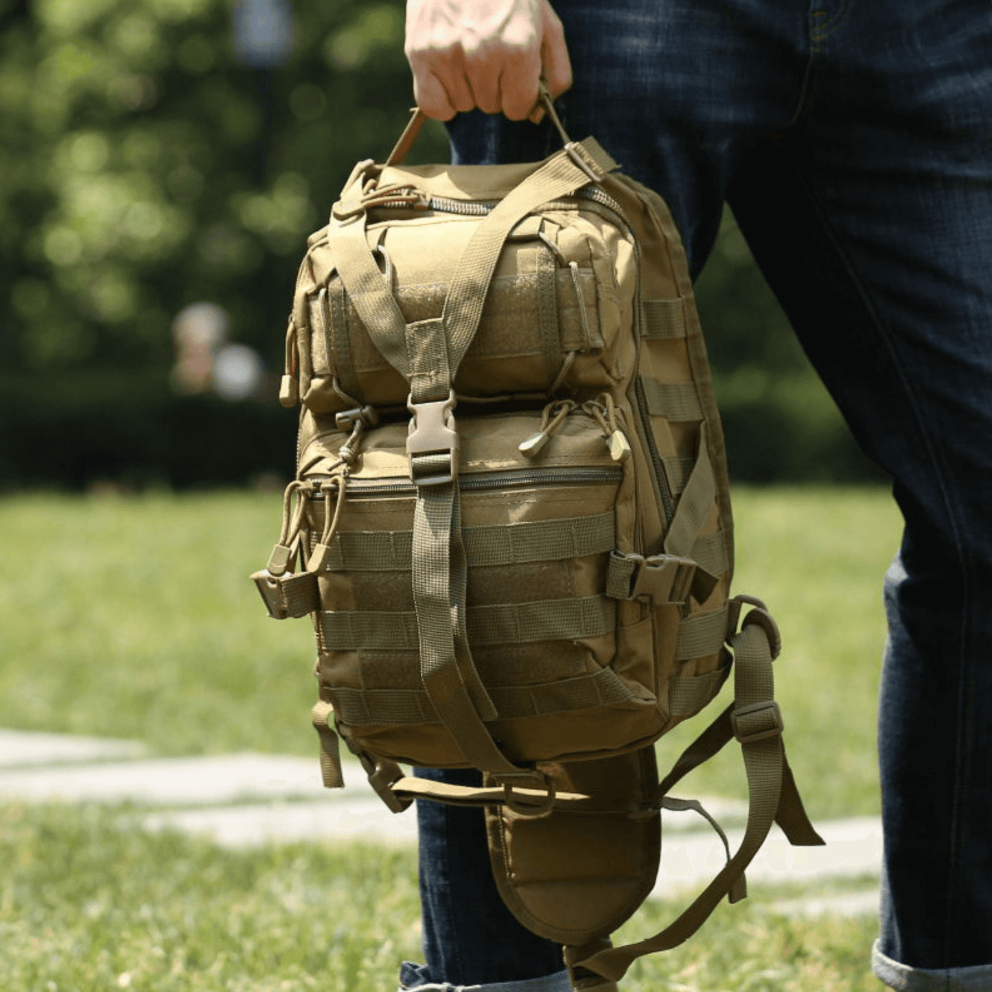 Tactical Medium Sling Range Bag - Stylemz