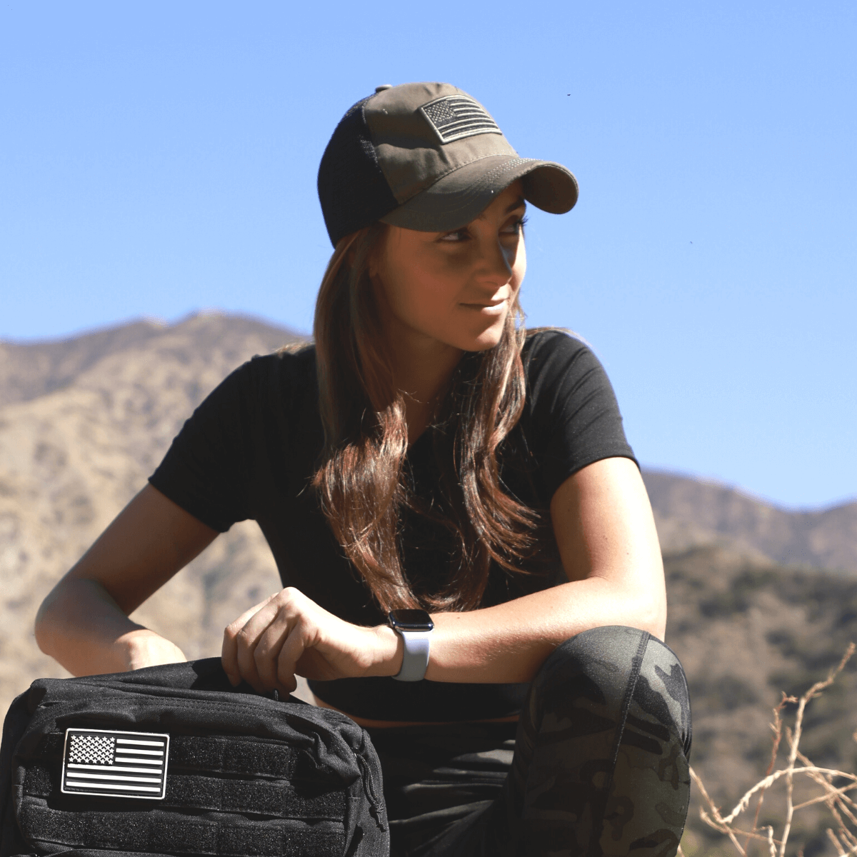 American Flag Trucker Hat with Adjustable Strap | Breathable & Unisex - Stylemz