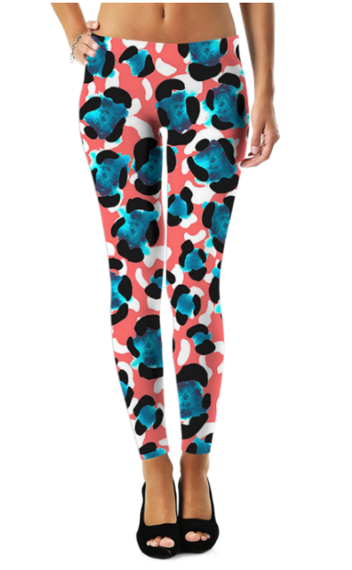 Abstract Pattren 43 Leggings for Workout and Comfort Style