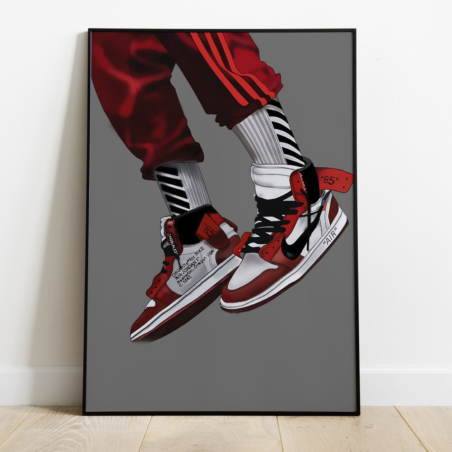 Off-White Nike High-Quality Printed Poster Art