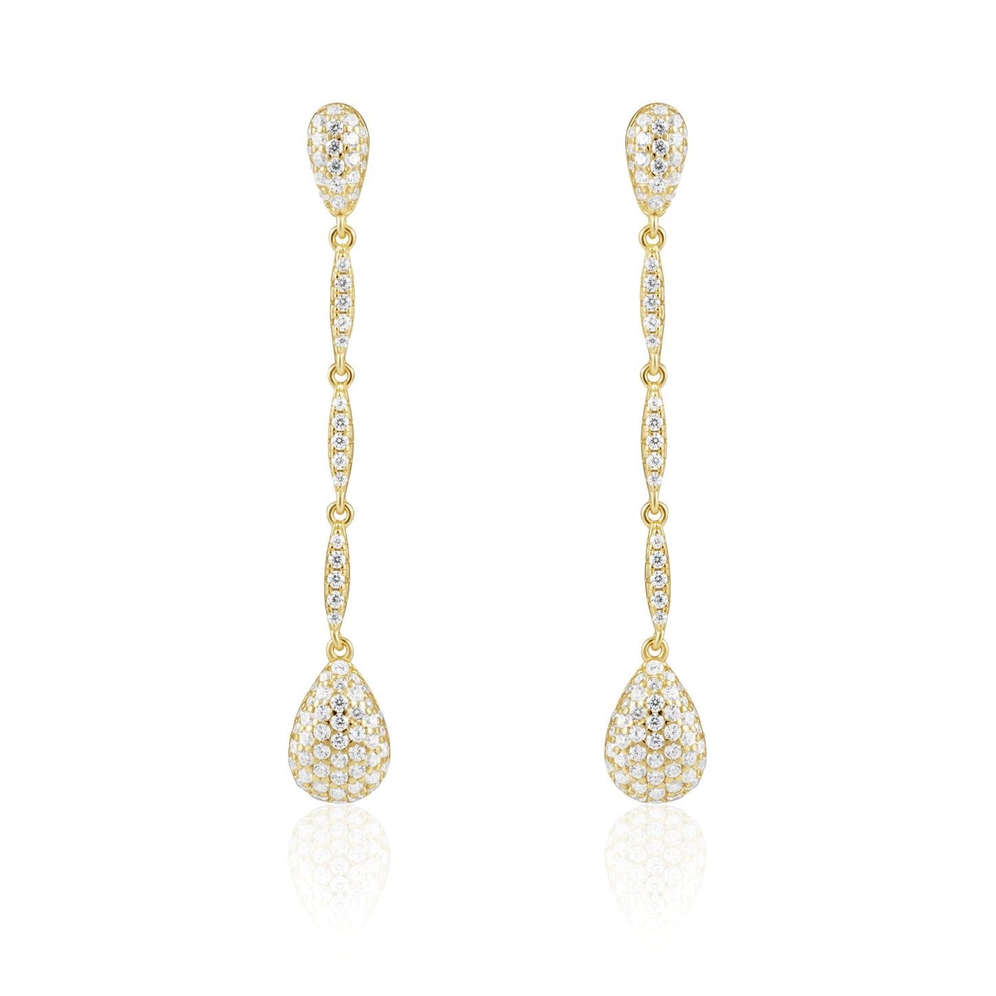 Alina CZ Drop Earring - Stylemz