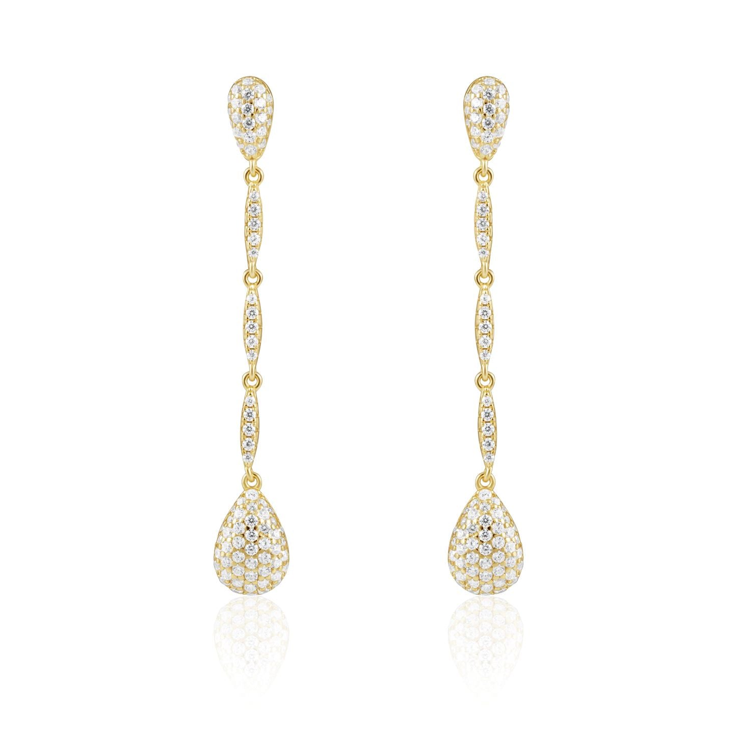 Alina CZ Drop Earring - Stylemz