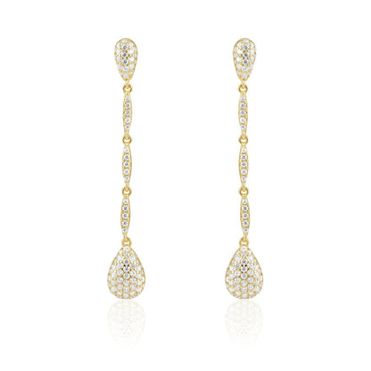 Alina CZ Drop Earring - Stylemz