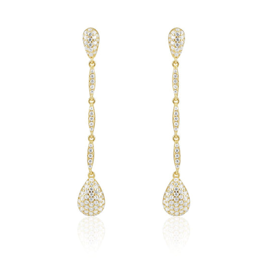 Alina CZ Drop Earring - Stylemz