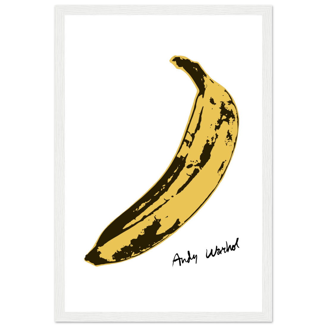 Andy Warhol's Banana, 1967 Pop Art Poster for Your Wall